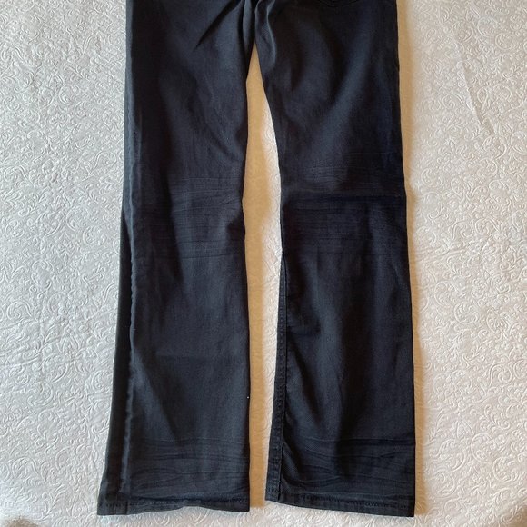 Buffalo David Bitton Black Jeans six-x Slim Straight 30/34 - Picture 2 of 4